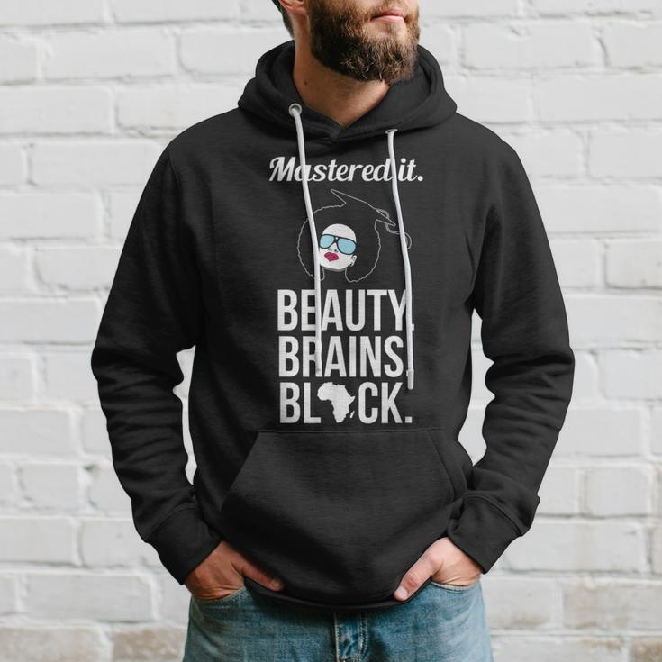 Black Queen Mastered It Masters GraduationHoodie Gifts for Him
