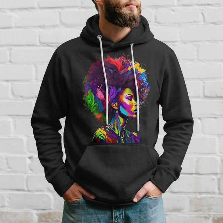 Black Queens Colorful Afro Ii Hoodie Gifts for Him