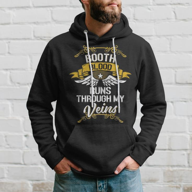 Booth Blood Runs Through My Veins Hoodie Gifts for Him