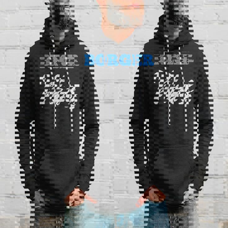 Borger Vibes Simple City Borger Hoodie Gifts for Him