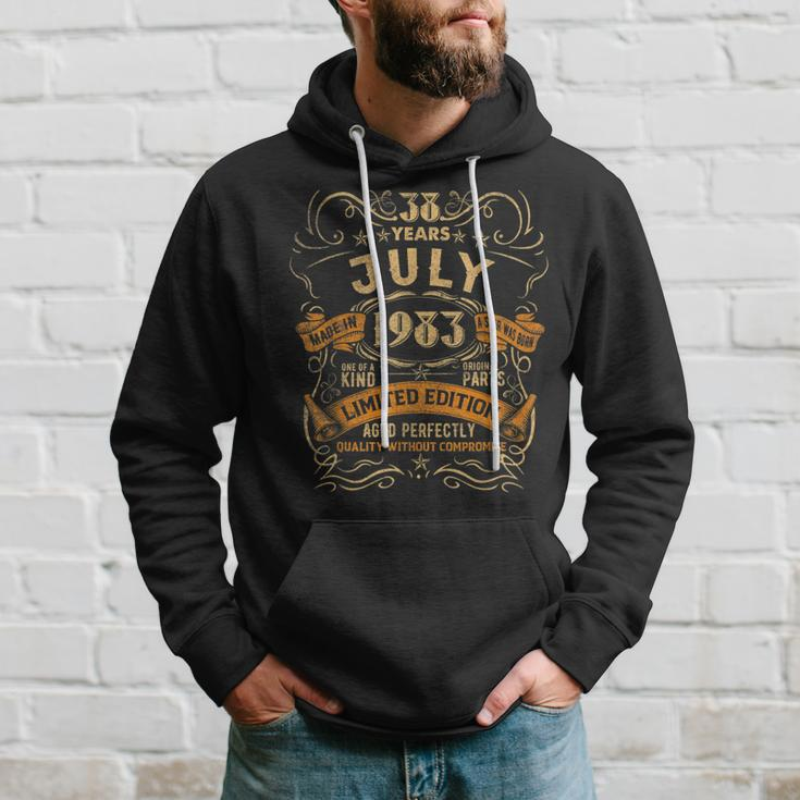 Born In July 1983 38Th Birthday Gift Party 38 Years Old Hoodie Gifts for Him