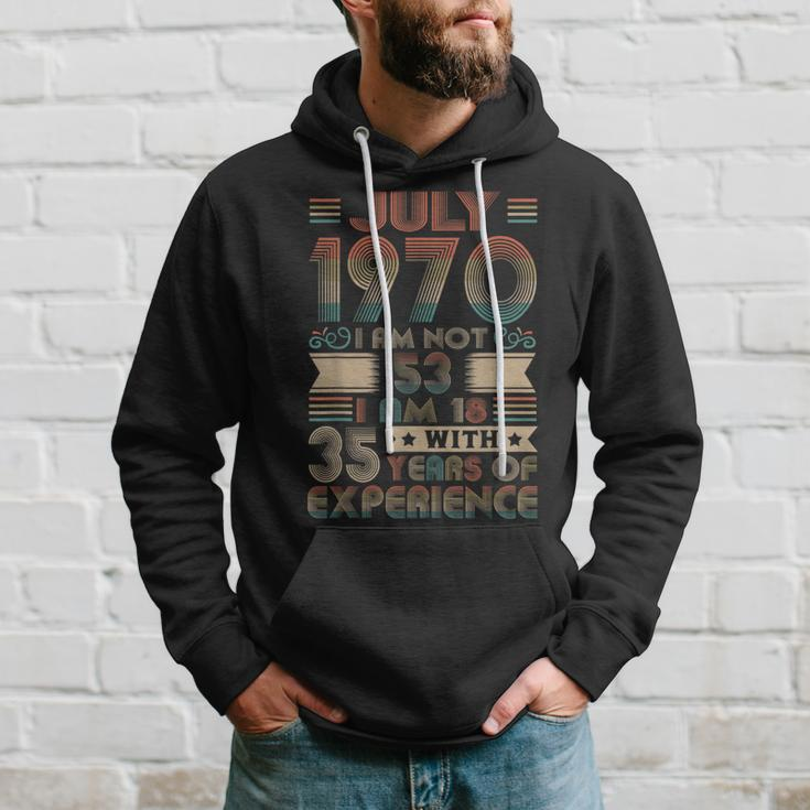 Born July 1970 53Rd Birthday Made In 1970 53 Year Old Hoodie Gifts for Him