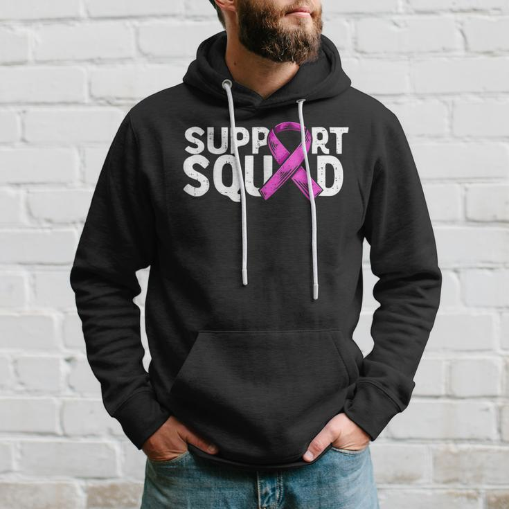 Breast Cancer Support Squad Breast Cancer Awareness Hoodie Gifts for Him