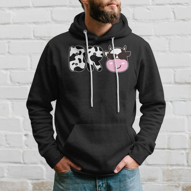 Brother Of The Birthday Girl Funny Cow Bro Family Matching Funny Gifts For Brothers Hoodie Gifts for Him