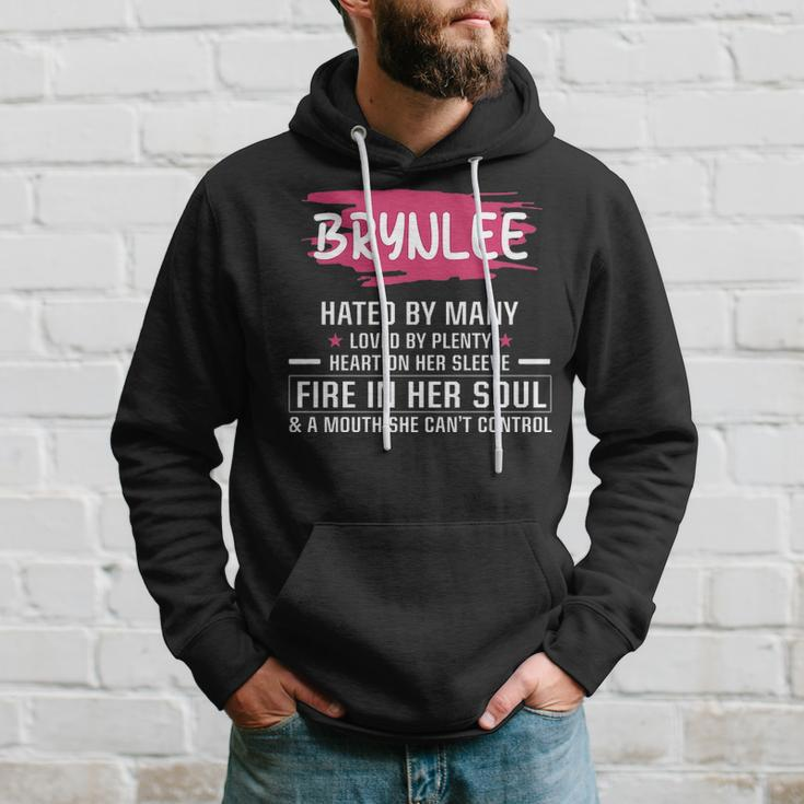 Brynlee Name Gift Brynlee Hated By Many Loved By Plenty Heart Her Sleeve V2 Hoodie Gifts for Him
