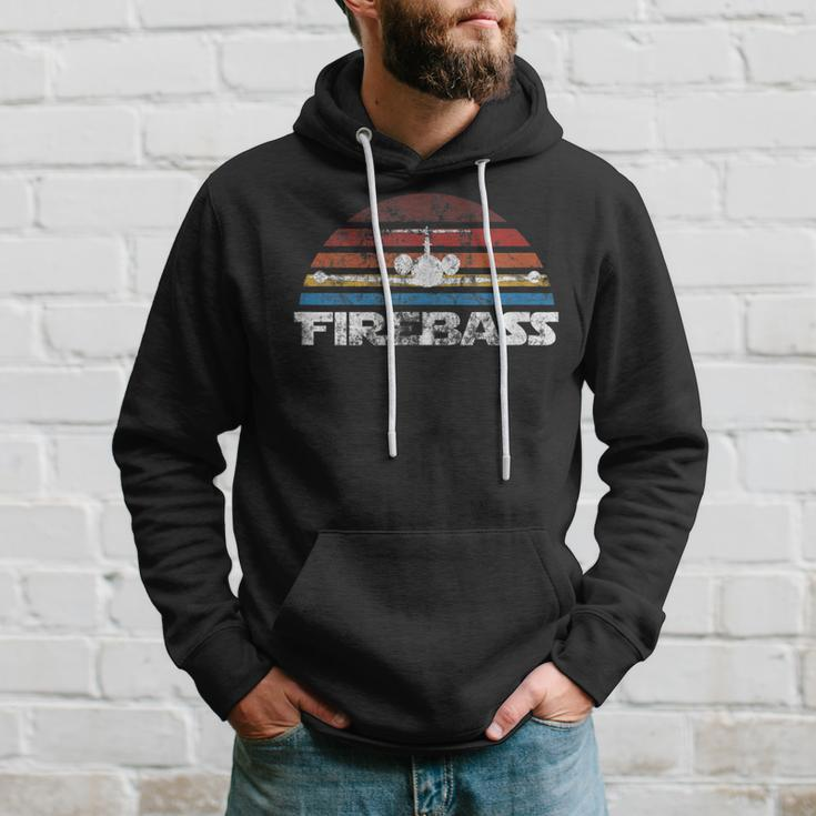 C-21 Learjet Firebass Vintage Sunset Airplane Hoodie Gifts for Him