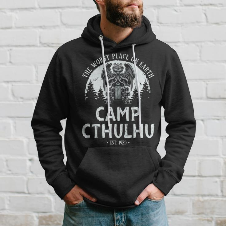 Camp Cthulhu Funny Cosmic Horror Cthulhu Hoodie Gifts for Him