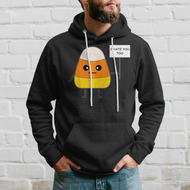 Candy Corn I Hate You Too Team Candycorn Hoodie Gifts for Him