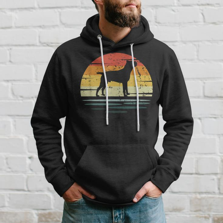 Cane Corso Dog Vintage Italian Mastiff Silhouette Sunset Hoodie Gifts for Him