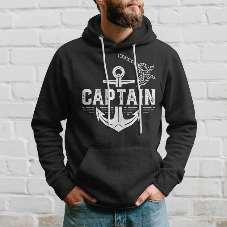 Captain Ship Boat Owner Skipper Lover Hoodie Gifts for Him