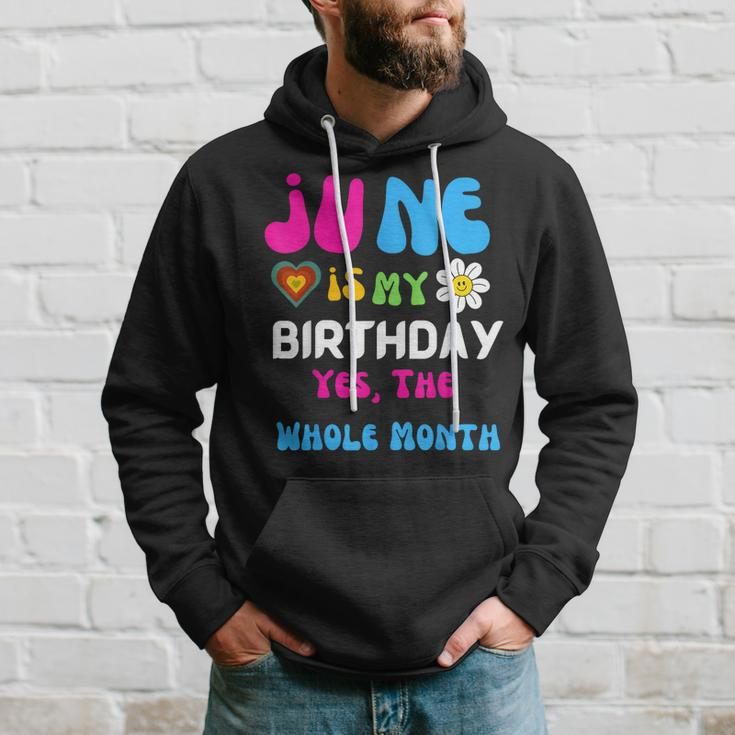 Celebrating My Birthdays Jun Is My Birthday Yes The Whole Hoodie Gifts for Him
