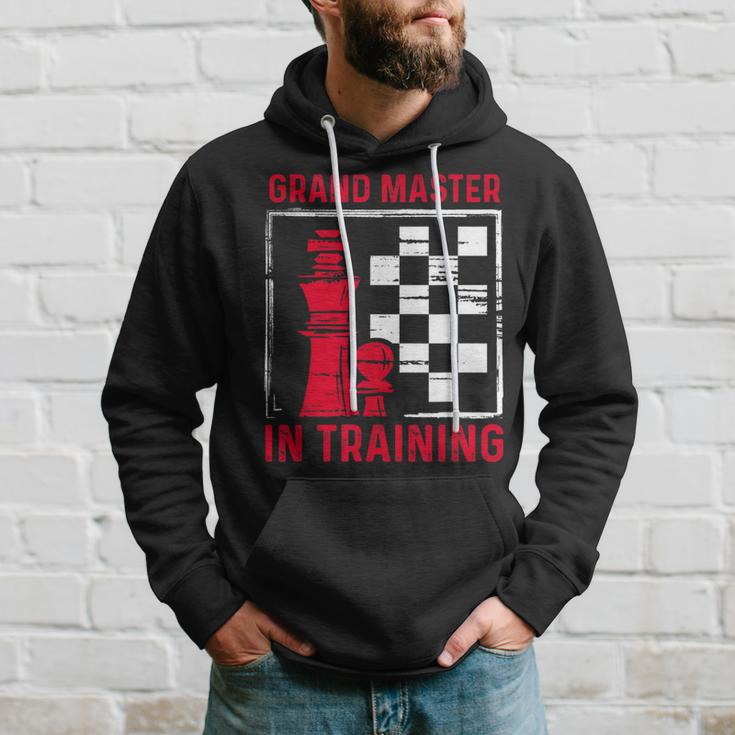 Chess Grand Master In Training Checkmate Board Game Lovers Hoodie Gifts for Him