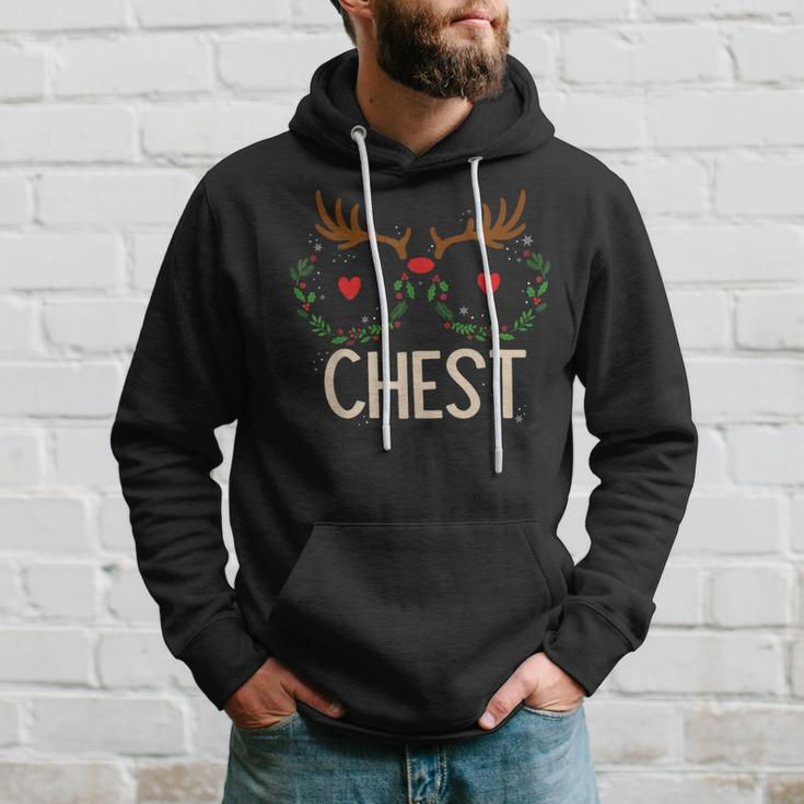 Chest Nuts Christmas Matching Couple Chestnuts Hoodie Gifts for Him