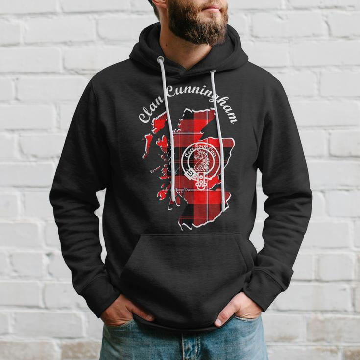 Clan Cunningham Surname Last Name Scottish Tartan Map Crest Funny Last Name Designs Funny Gifts Hoodie Gifts for Him
