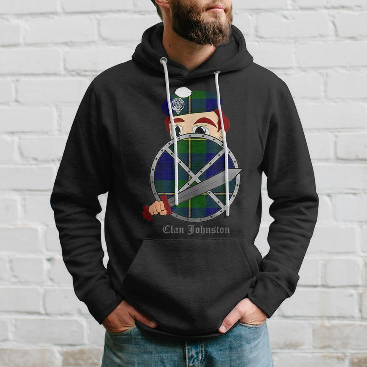 Clan Johnston Surname Last Name Scottish Tartan Crest Funny Last Name Designs Funny Gifts Hoodie Gifts for Him