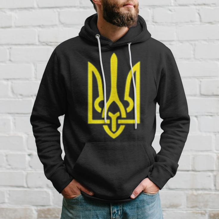 Coat Of Arms Of Ukraine Tryzub Trident Symbol Zelensky Green Ukraine Funny Gifts Hoodie Gifts for Him