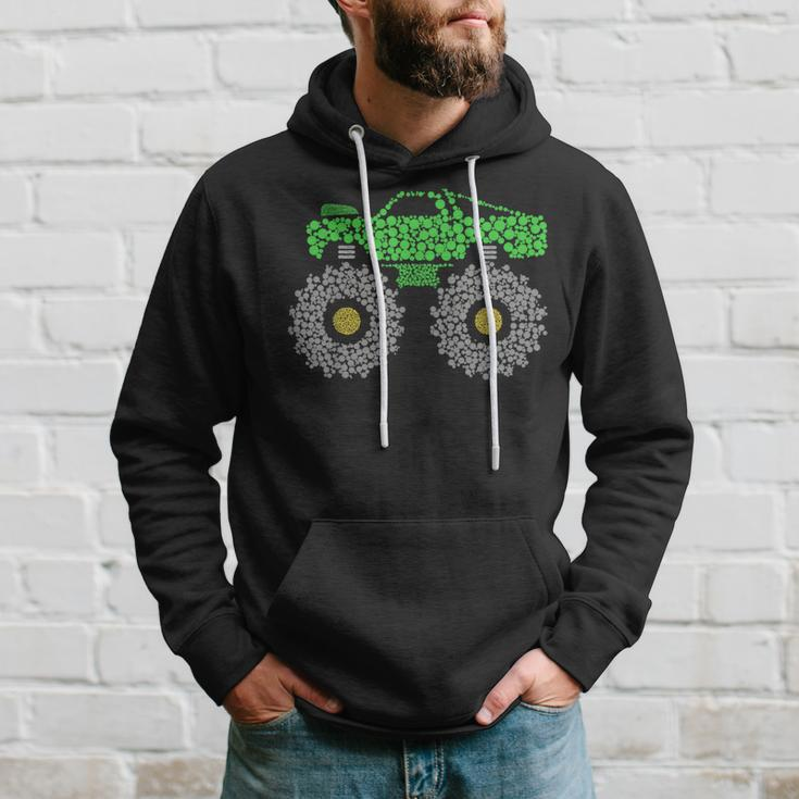 Colorful Polka Dot Monster Truck International Dot Day Hoodie Gifts for Him