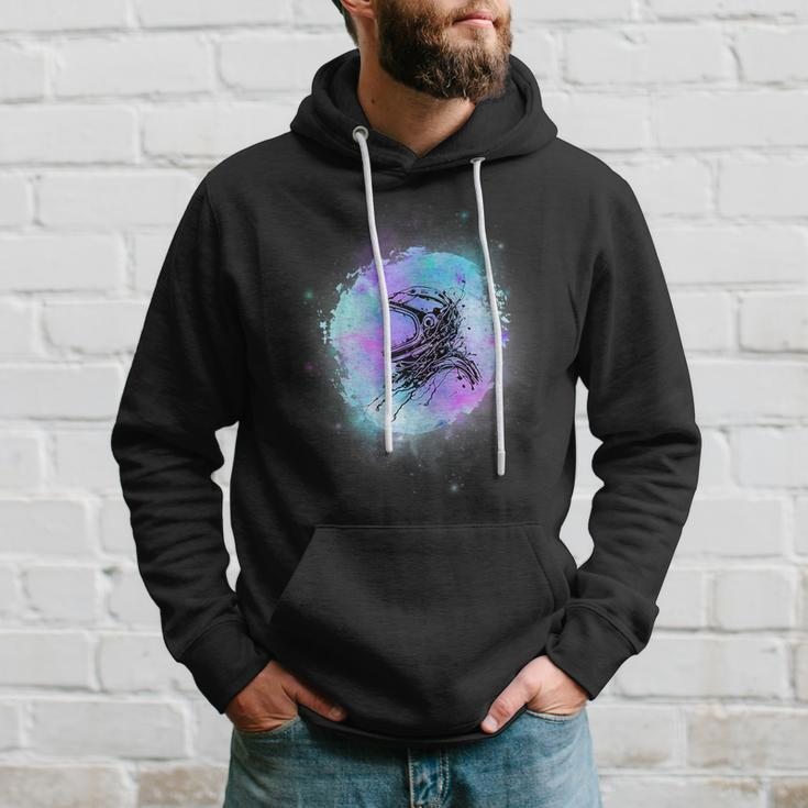Colorful Space Astronaut Nebula Cloud Galaxy Space Funny Gifts Hoodie Gifts for Him