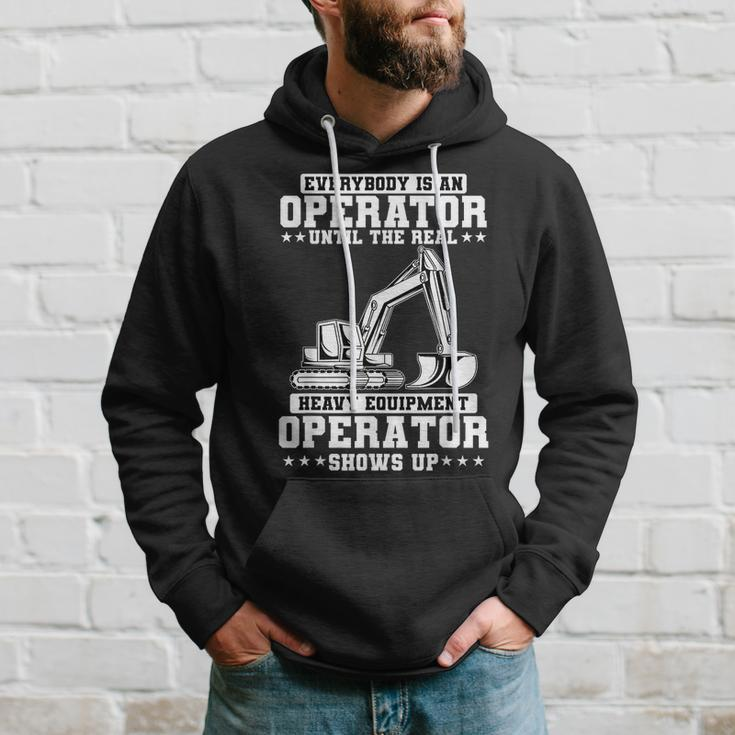 Construction Worker Excavator Heavy Equipment Operator Construction Funny Gifts Hoodie Gifts for Him
