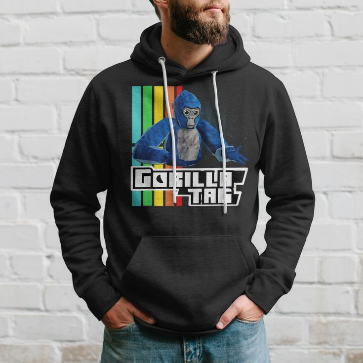 Cool Gorilla Tag Retro Gorilla Tag Monke Vr Gamer Hoodie Gifts for Him