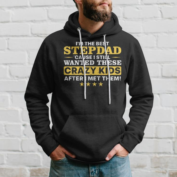 Cool Stepdad For Men Father Step Dad Parenthood Stepfather Hoodie Gifts for Him