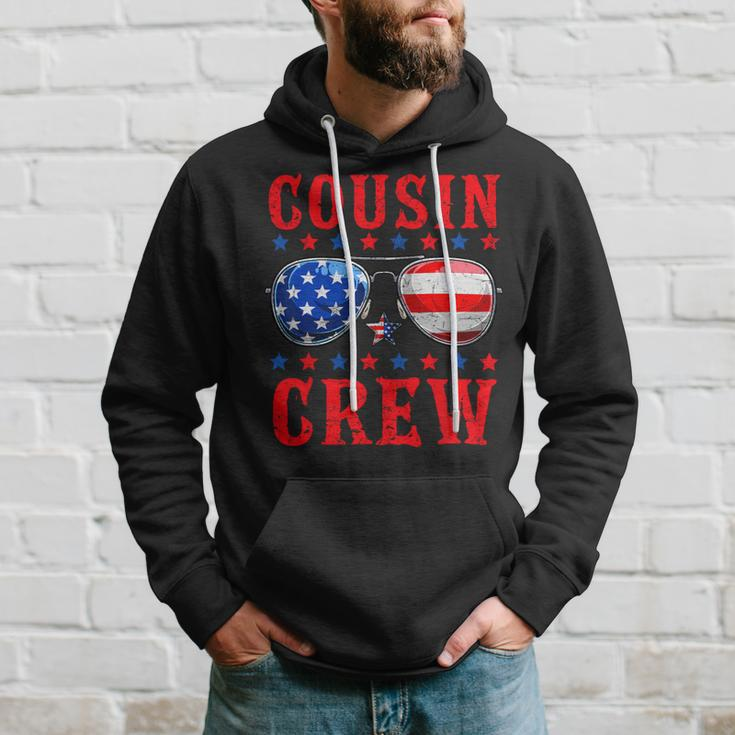Cousin Crew Sunglasses Usa American Flag 4Th Of July Womens Hoodie Gifts for Him