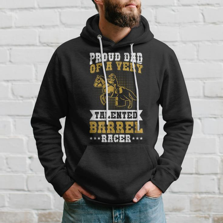 Cowgirls & Barrel Racing Design For A Dad Of A Barrel Racer Gift For Mens Hoodie Gifts for Him