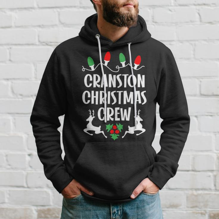 Cranston Name Gift Christmas Crew Cranston Hoodie Gifts for Him