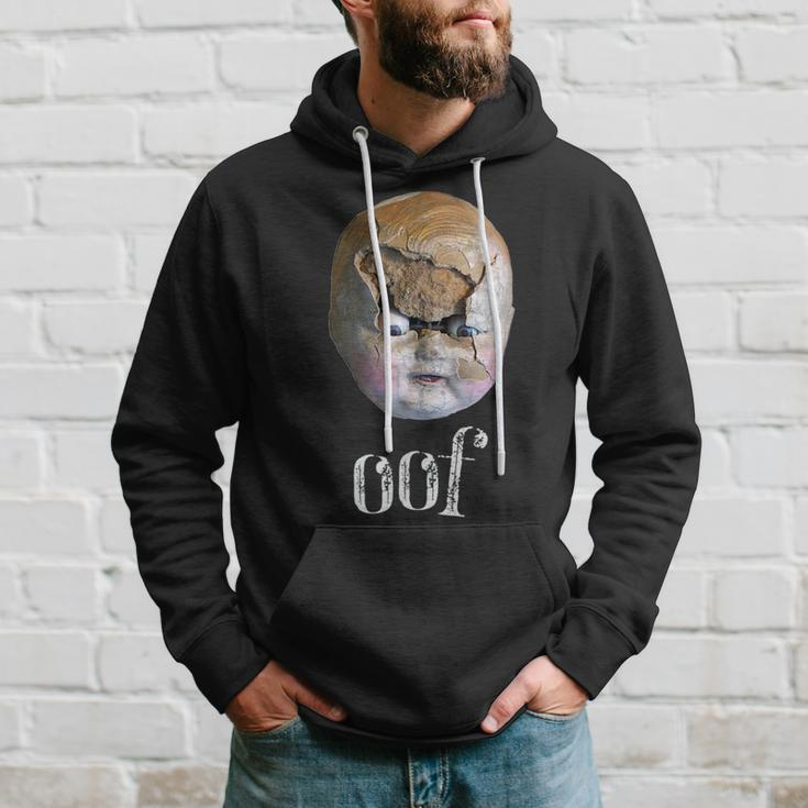 Creepy Doll Head OofFunny Scary Bizarre Hoodie Gifts for Him