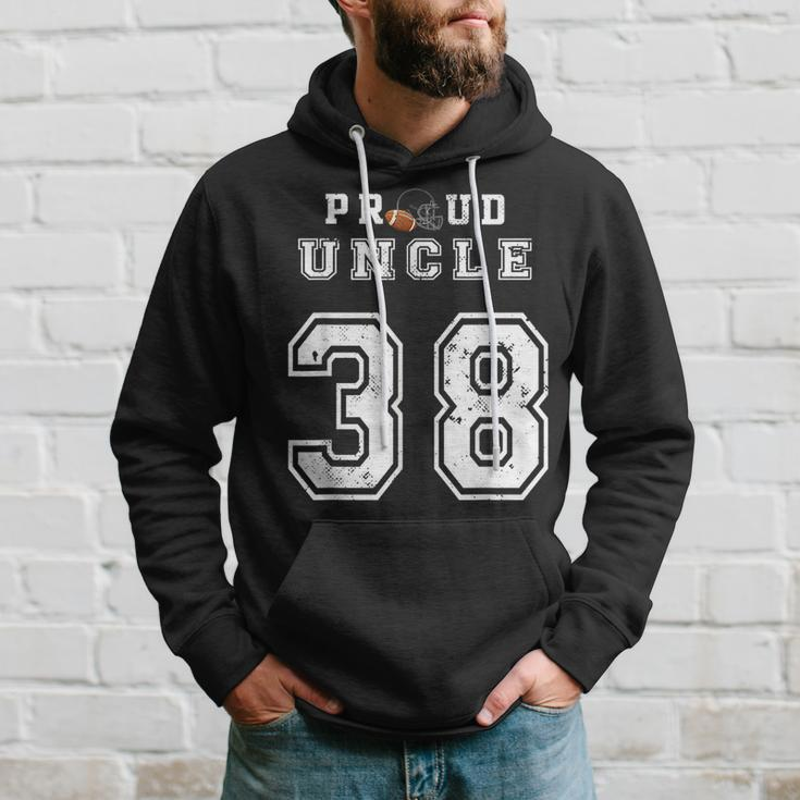 Custom Proud Football Uncle Number 38 Personalized For Men Hoodie Gifts for Him