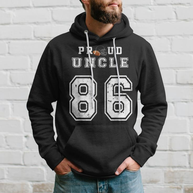 Custom Proud Football Uncle Number 86 Personalized For Men Hoodie Gifts for Him