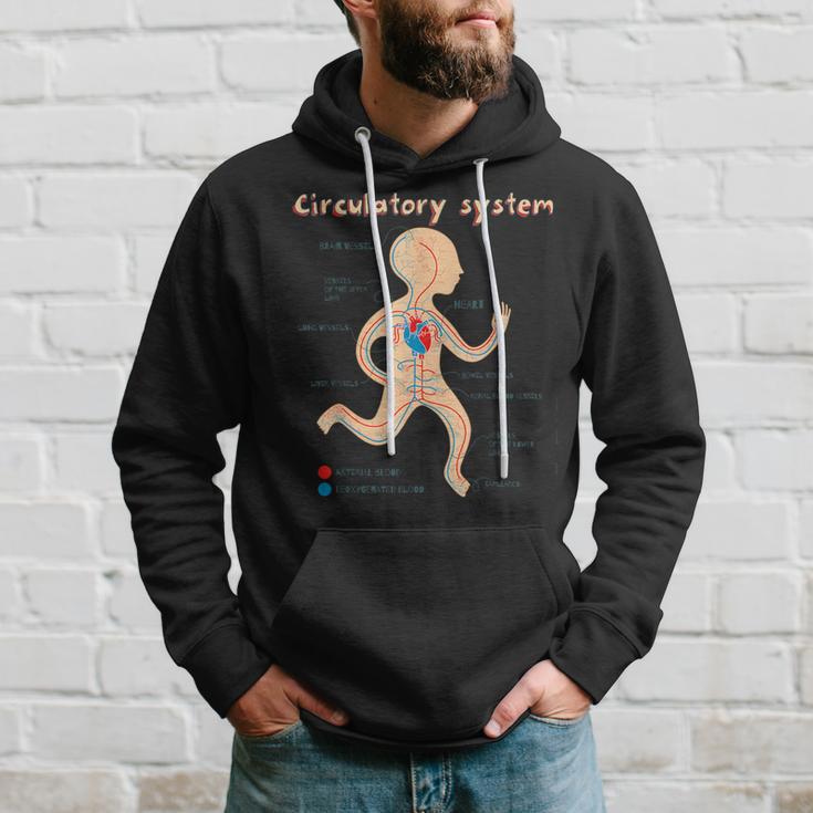 Cute Anatomy The Circulatory System Hoodie Gifts for Him