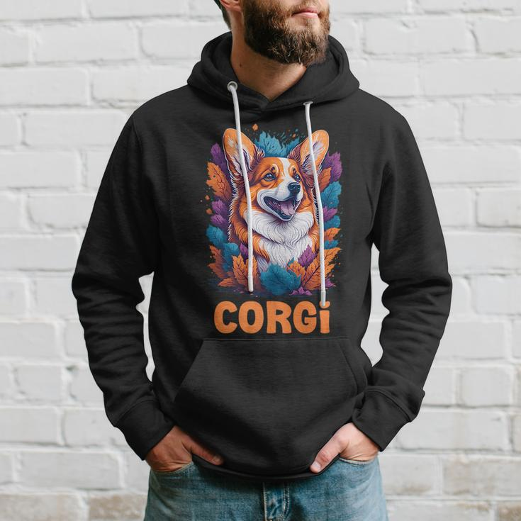 Cute Fluffy Dog Corgi Red - Creative Modern Design Hoodie Gifts for Him