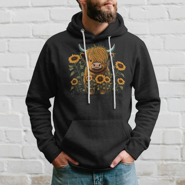 Cute Highland Cattle Cow Highland Cow Hoodie Gifts for Him