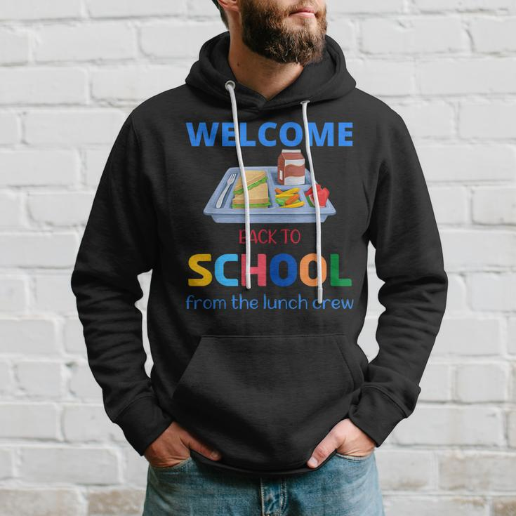 Cute Welcome Back To School From The Lunch Crew Lunch Lady Hoodie Gifts for Him