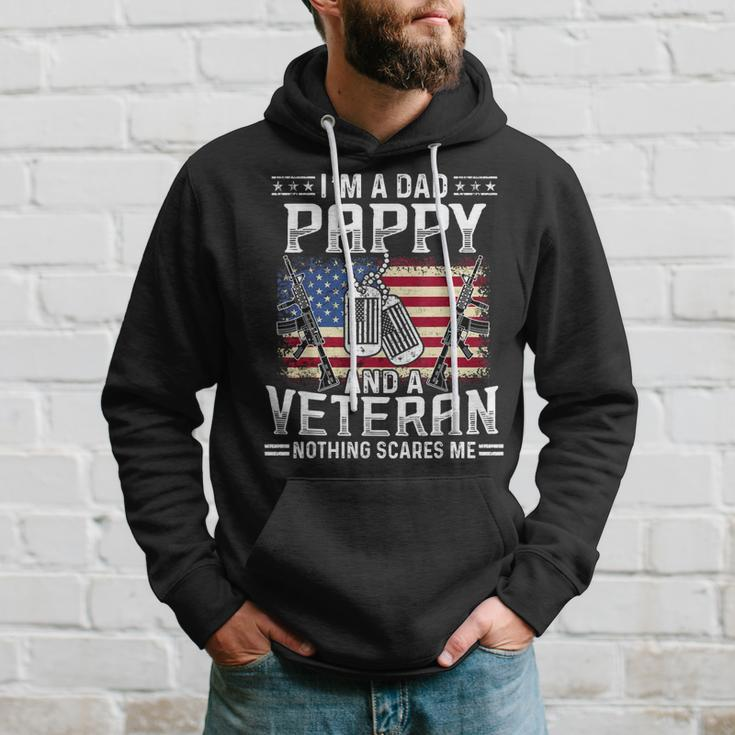Dad Pappy And A Veteran Fathers Day Gift Gift For Mens Hoodie Gifts for Him