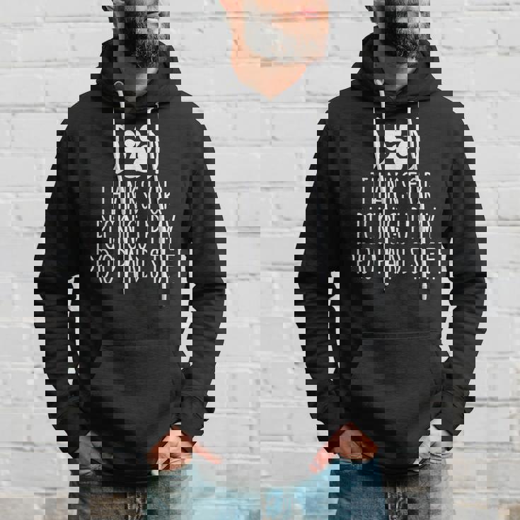 Dad Thanks For Picking Up My Poop And Stuff Dog Cat Funny Hoodie Gifts for Him