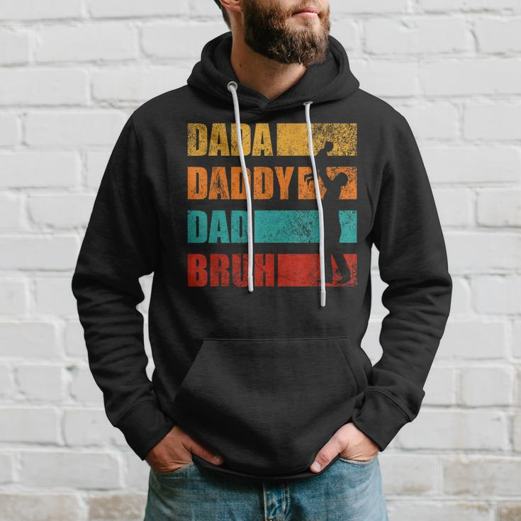 Dada Daddy Dad Bruh Funny Retro Vintage Fathers Day Hoodie Gifts for Him