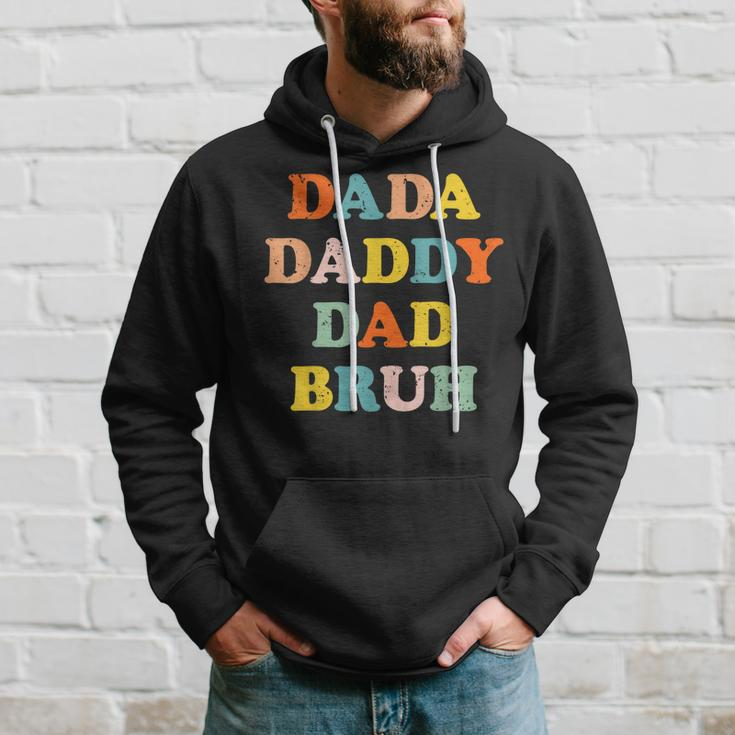 Dada Daddy Dad Father Bruh Funny Fathers Day Vintage Gift For Men Hoodie Gifts for Him