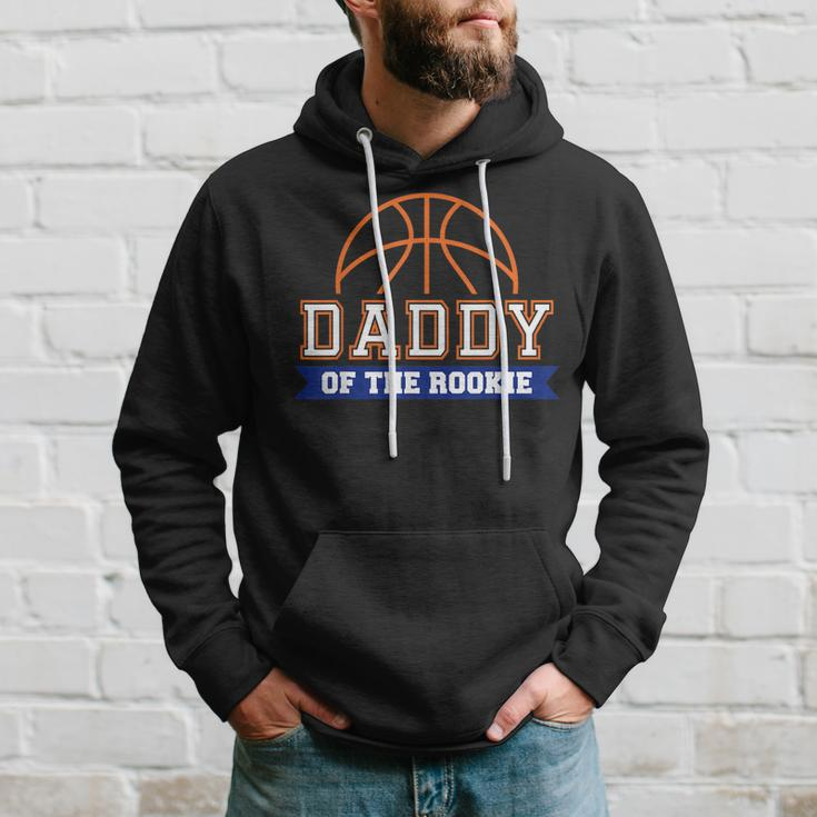Daddy Of Rookie 1St Birthday Basketball Theme Matching Party Hoodie Gifts for Him