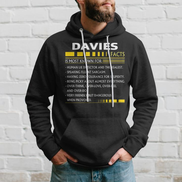 Davies Name Gift Davies Facts Hoodie Gifts for Him