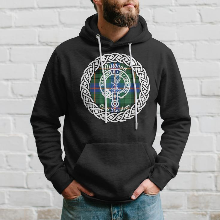 Dawson Surname Last Name Scottish Clan Tartan Badge Crest Funny Last Name Designs Funny Gifts Hoodie Gifts for Him