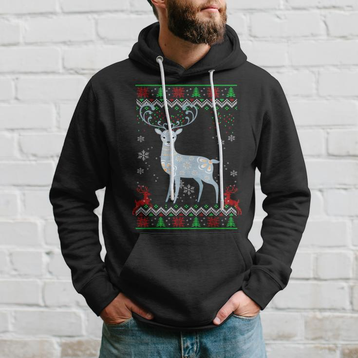 Deer Ugly Christmas Sweater Hoodie Gifts for Him