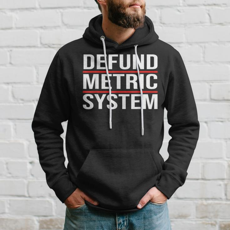 Defund Metric System Car Mechanic Automotive Auto Repairman Mechanic Funny Gifts Funny Gifts Hoodie Gifts for Him