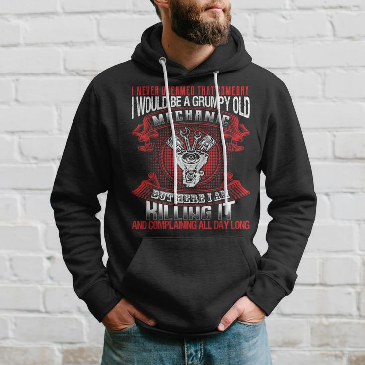 Design Grumpy Old Mechanic Hoodie Gifts for Him