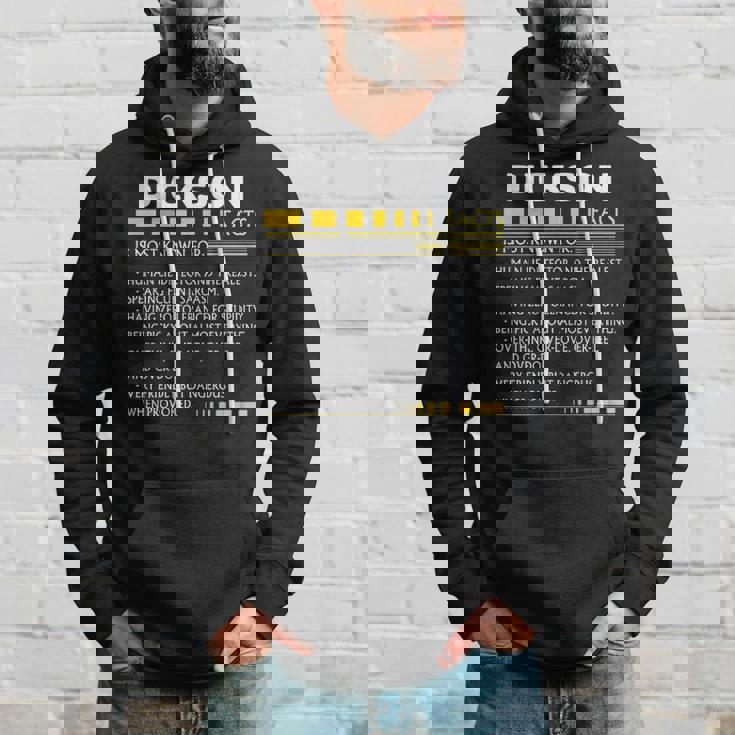 Dickson Name Gift Dickson Facts V3 Hoodie Gifts for Him