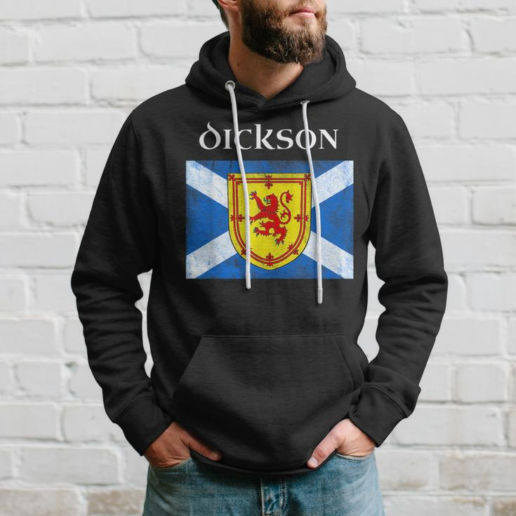 Dickson Scottish Clan Name Gift Scotland Flag Festival Hoodie Gifts for Him