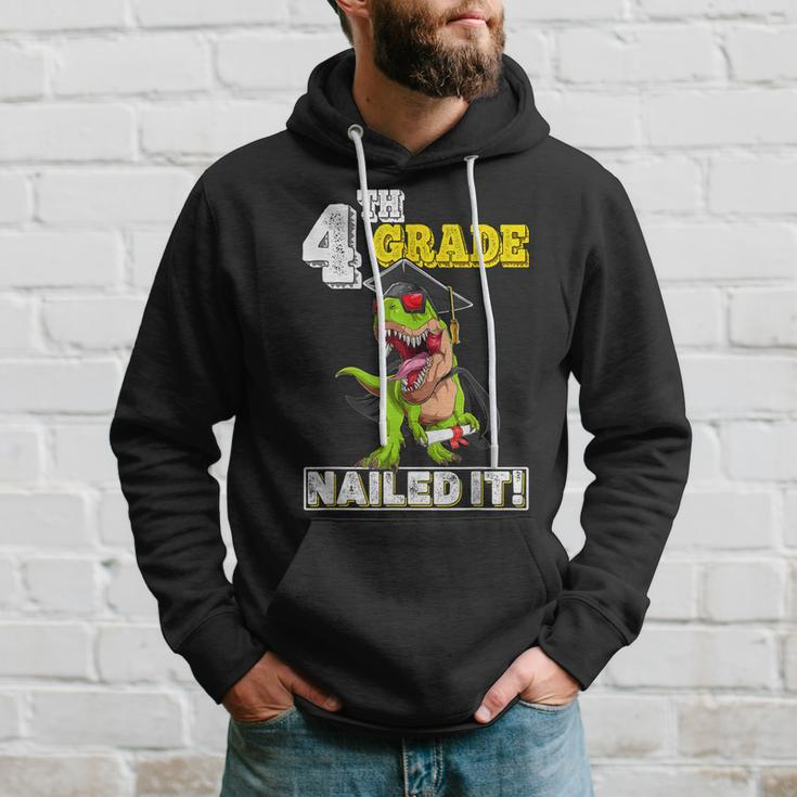 Dinosaur Graduation Hat Fourth Grade Nailed It Class Of 2031 Hoodie Gifts for Him
