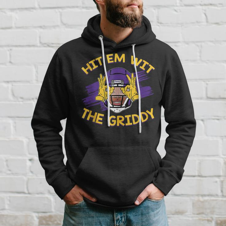 Do The Griddy Funny Griddy Dance Football American Hoodie Gifts for Him