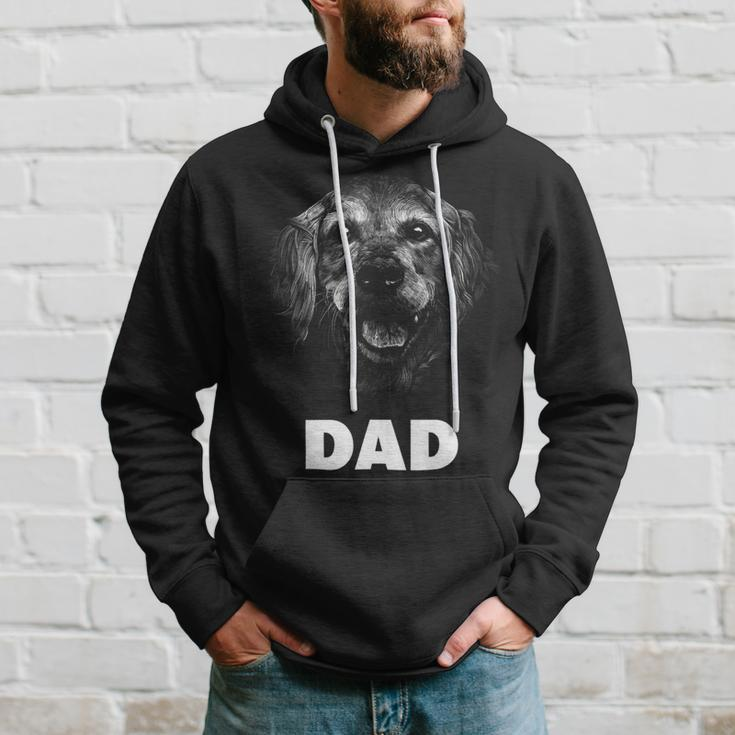 Dog Breed Face Lover Golden Retriever Dad Hoodie Gifts for Him